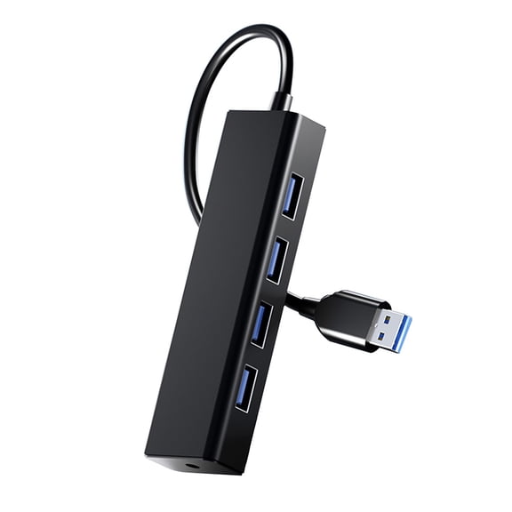 erfcxs USB Hub 3.0 Splitter Ultra-thin 4-port Extender, Suitable For Desktops, U Disks, Laptops, Flash Drives