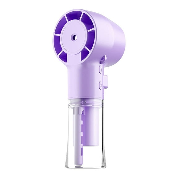 erfcxs USB Rechargeable Portable Handheld Mist Fan with Spray Function Mini Personal Device for Outdoor Travel Home Use