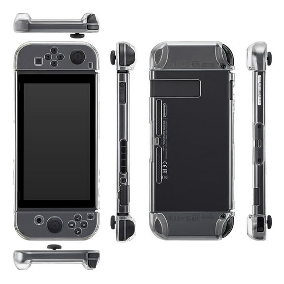 erfcxs Ultrathin Clear Slim Protective Dockable Case Cover For Nintendo Switch
