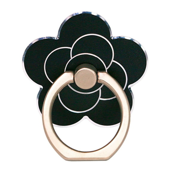 erfcxs Universal Metal Flower Shape Phone Holder with 360- Rotation Finger Grip and Adjustable Kickstand for All Smartphones