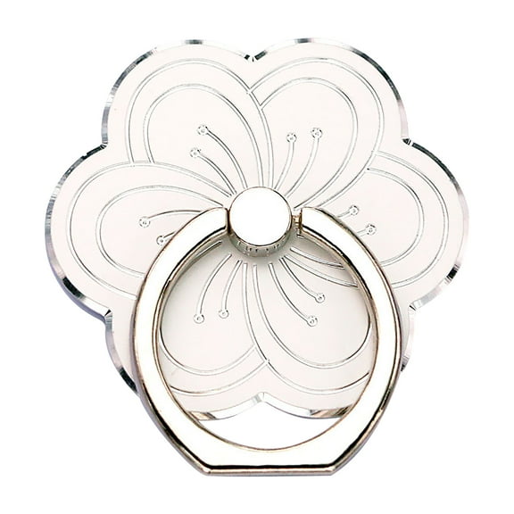 erfcxs Universal Metal Flower Shape Phone Holder with 360 Rotation Finger Grip and Kickstand for All Smartphones