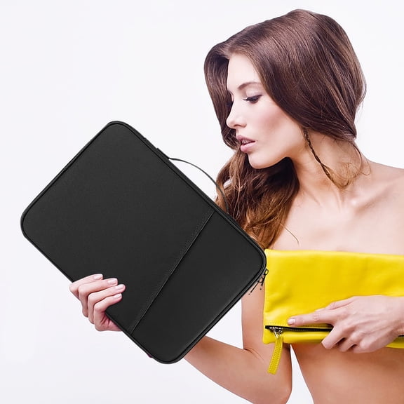 erfcxs Universal Protective Tablet Sleeve Carrying With Handle For Laptop And Electronic Devices Secure Neoprene Pouch For Daily Commute Travel School Use