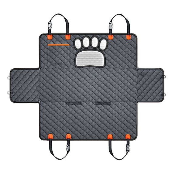 erfcxs Universal Rear Seat Protector Mat for Durable Scratch Portable Isolation Cover Vehicle Back Cushion Guard