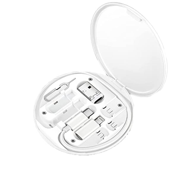 erfcxs Universal USB Adapter Kit 9-Port Multicharging Station Compact Travel Charger For All Your Electronic Devices
