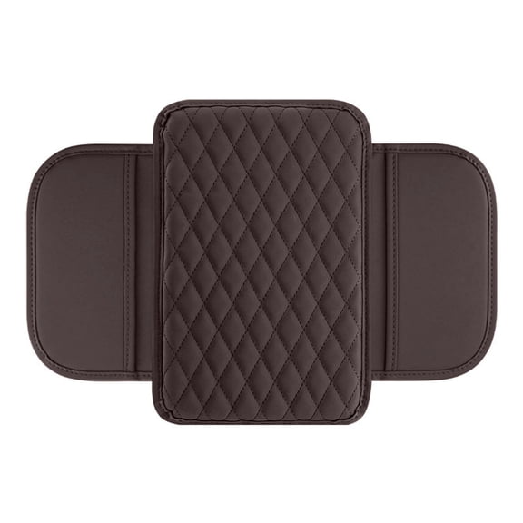 erfcxs Upgraded Car Center Console Cover Microfiber Leather Car Armrest Cover Cushion With 2 Storage Bags Universal Car Armrest Storage Box Car Interior Accessories For Most Vehicles