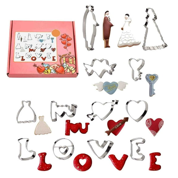 erfcxs Valentine's Day And Wedding Heart Shaped Cutting Machine Stainless Steel Cutting Machine Sandwich Cutting Machine Fruit And Vegetable Cutting Machine