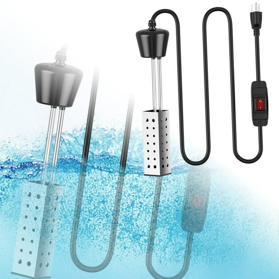 erfcxs Water Heater 1500W Portable Pool Heater For Above Ground Pools & Hot Tubs