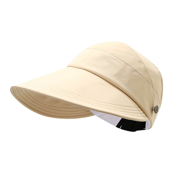 erfcxs Wide Brim Visor For Women Empty Top Wide Brim Adjustable Sun Visors For Women Summer Sun Beach Hats