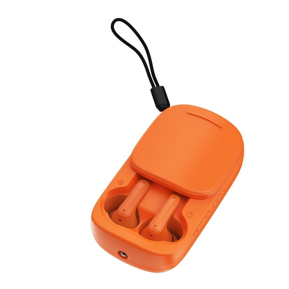 erfcxs Wireless Headset with Integrated Speakers SD Card Support and Built-in Flashlight for Hands-Free Convenience