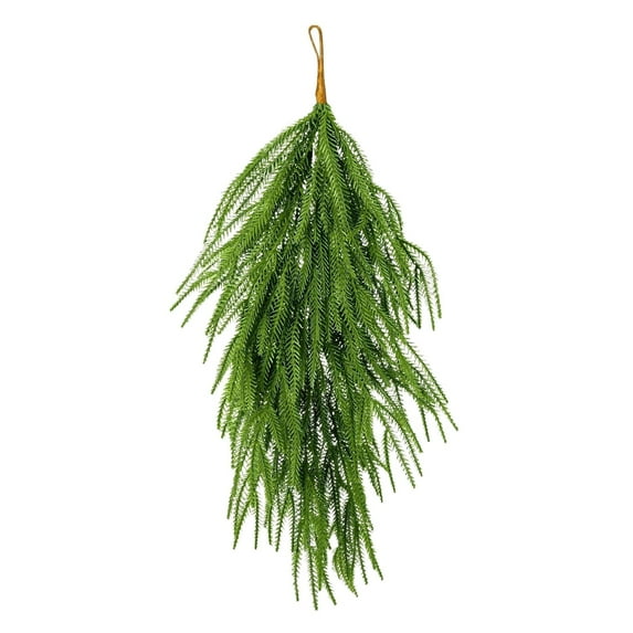 erfcxs Wreath Realistic Greenery Vine Door Holiday Front Door Hanging Ornament