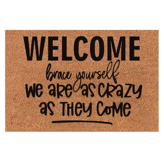 erfcxs IF YOU HEAR ME YELLING JUST KNOW I SAID IT NICELY 26 TIMES THE MOM Carpet Door Mat Non Entrance Door Entry Mat Absorbent Bathroom Fun Floor Mat 1PC