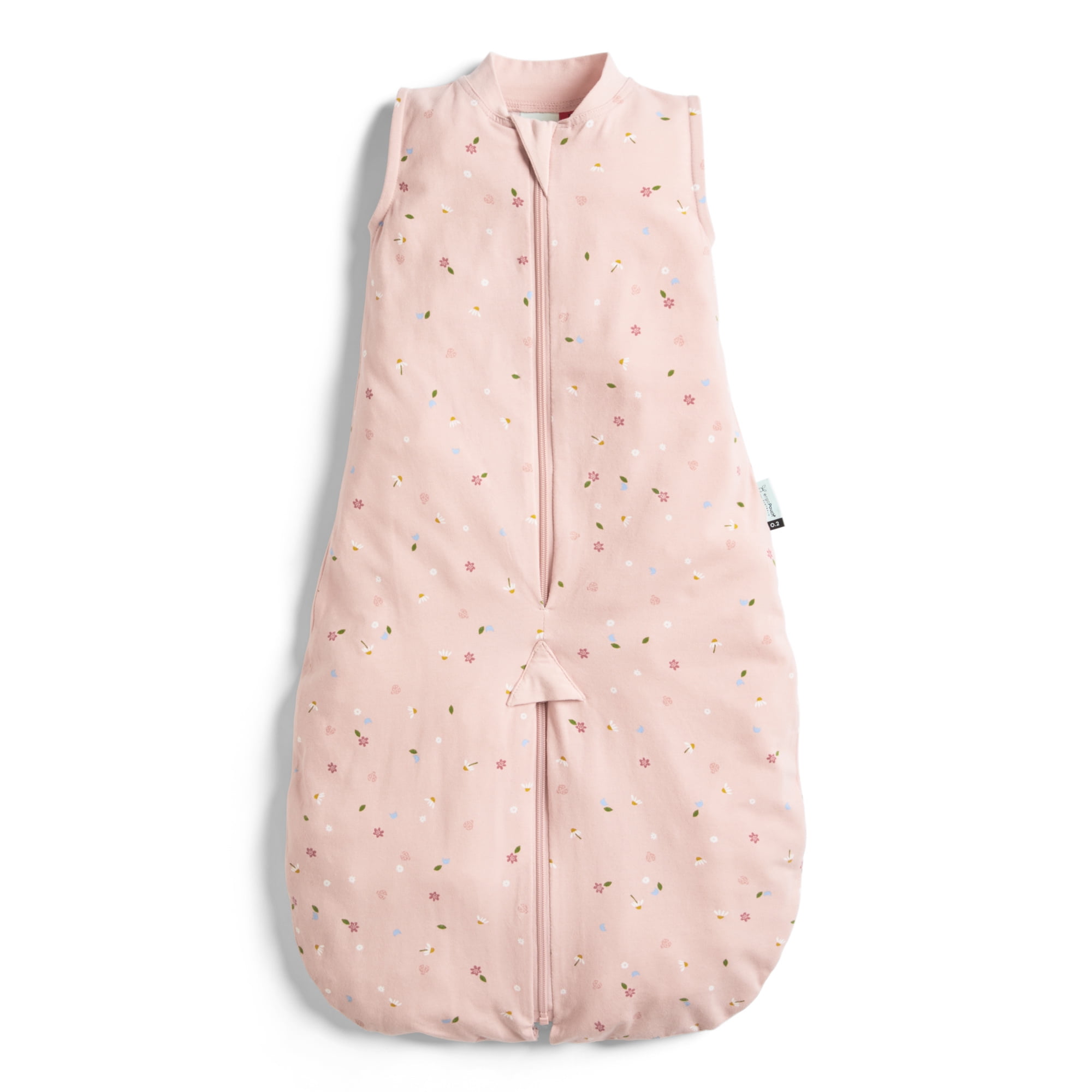 ergoPouch 0.2 TOG Baby Sleep Sack – 100% Organic Cotton Baby Sleep Suit Bag for Cozy Baby’s Night – Our Sleeping Bag for Kids converts to Sleep Suit with Legs, Baby Blanket (Daisies, 3-12 Months)