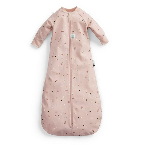 ergoPouch 1.0 Tog Jersey Sleeping Bag - Organic Cotton Baby Sleeping Bag, Made of Soft & Breathable Material for Peaceful Night's Sleep – Baby Wearable Blanket (Daisies, 8-24 months)