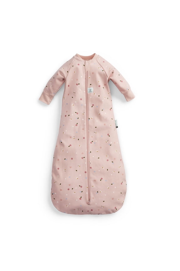 1.0 Tog Jersey Sleeping Bag - Organic Cotton Baby Sleeping Bag, Made of Soft & Breathable Material for Peaceful Night's Sleep – Baby Wearable Blanket (Daisies, 8-24 months)
