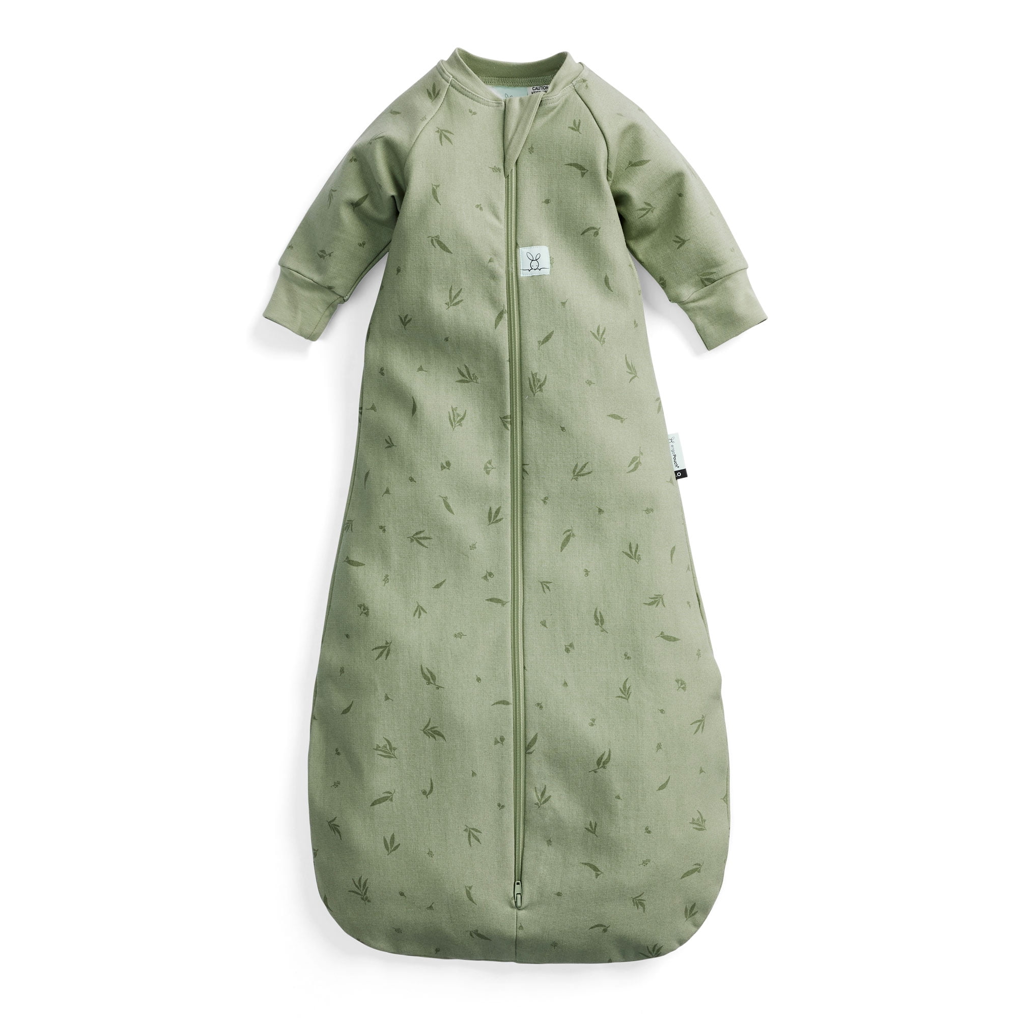 ergoPouch スリーピングバッグ TOG3.5 ライトグリーン ergoPouch 3.5 Tog Jersey Sleeping Bag - Organic Cotton Baby