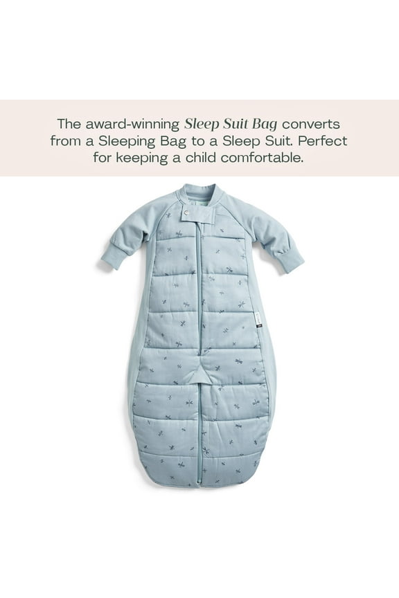 2.5 TOG Baby Sleep Sack – 100% Organic Cotton Baby Sleep Suit Bag for Cozy Baby’s Night – Our Sleeping Bag for Kids converts to Sleep Suit with Legs, Baby Blanket (Dragonflies, 2-4 years)