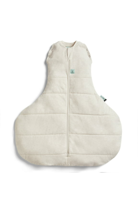 2.5 TOG Hip Harness Cocoon Swaddle Bag - Our Baby Swaddle Provides a Snug and Gentle Sleep - Swaddle for Baby Made of Organic Cotton & Breathable Material (6-12 Months, Oatmeal Marle)