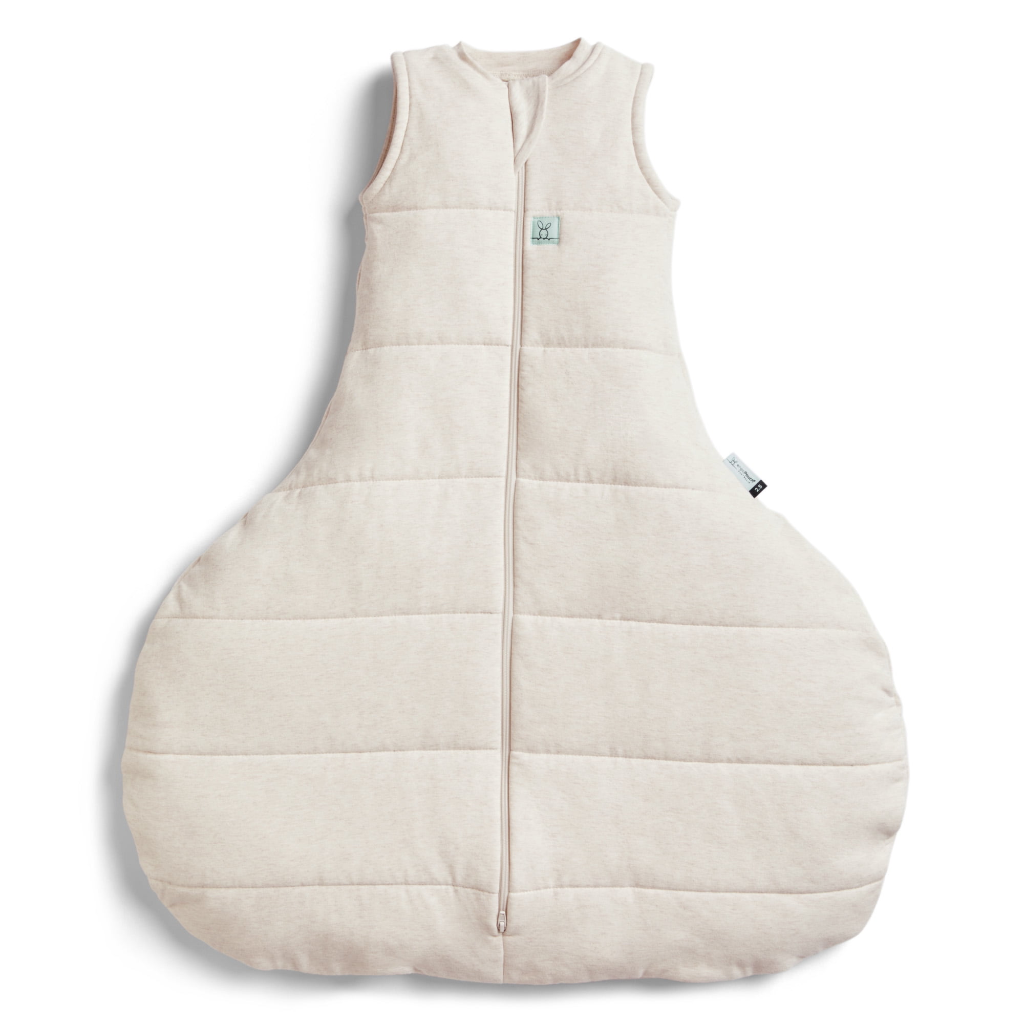 ergoPouch 2.5 TOG Hip Harness Jersey Swaddle Bag - Our Baby Swaddle Provides a Snug and Gentle Sleep - Swaddle for Baby Made of Organic Cotton & Breathable Material (3-12 Months, Oatmeal Marle)
