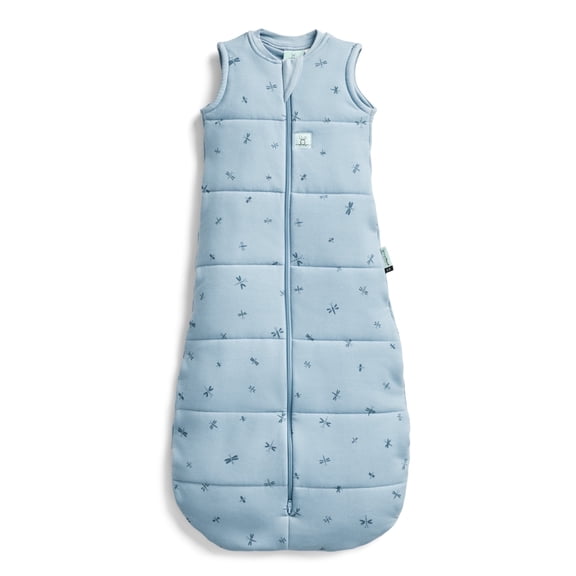 ergoPouch 2.5 Tog Jersey Sleeping Bag - Organic Cotton Baby Sleeping Bag, Made of Soft & Breathable Material for Peaceful Night's Sleep – Baby Wearable Blanket (Dragonflies, 3-12 months)