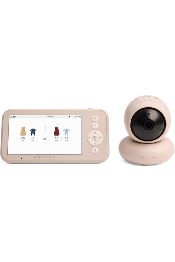 Drift Home Baby Monitor and Smart TOG Guide  Non-Wi-Fi Monitor with Sleep Tracking, Night Light, and Intelligent TOG Dressing Guide for Safer Sleep