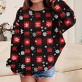 thumbnail image 1 of ersvoioy Kids Christmas Pullover Long Sleeve Crewneck Sweatshirt Xmas Tree Print Top Girls Cute Holiday Size 1-13 Years, 1 of 5