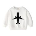 thumbnail image 1 of ersvoioy Kids Floral Print Sweatshirt Long Sleeve Crewneck Pullover Soft Top Girls Size 2-10 Years, 1 of 2