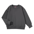 thumbnail image 1 of ersvoioy Kids Raglan Sleeve Sweatshirt Long Sleeve Crewneck Solid Pullover Soft Casual Top Girls School Clothes Size 2-13 Years, 1 of 4