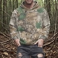 thumbnail image 1 of ersvoioy Womens Jungle Camo Hoodie Fleece Drawstring Pocket Long Sleeve Loose for Winter Camouflage L, 1 of 8