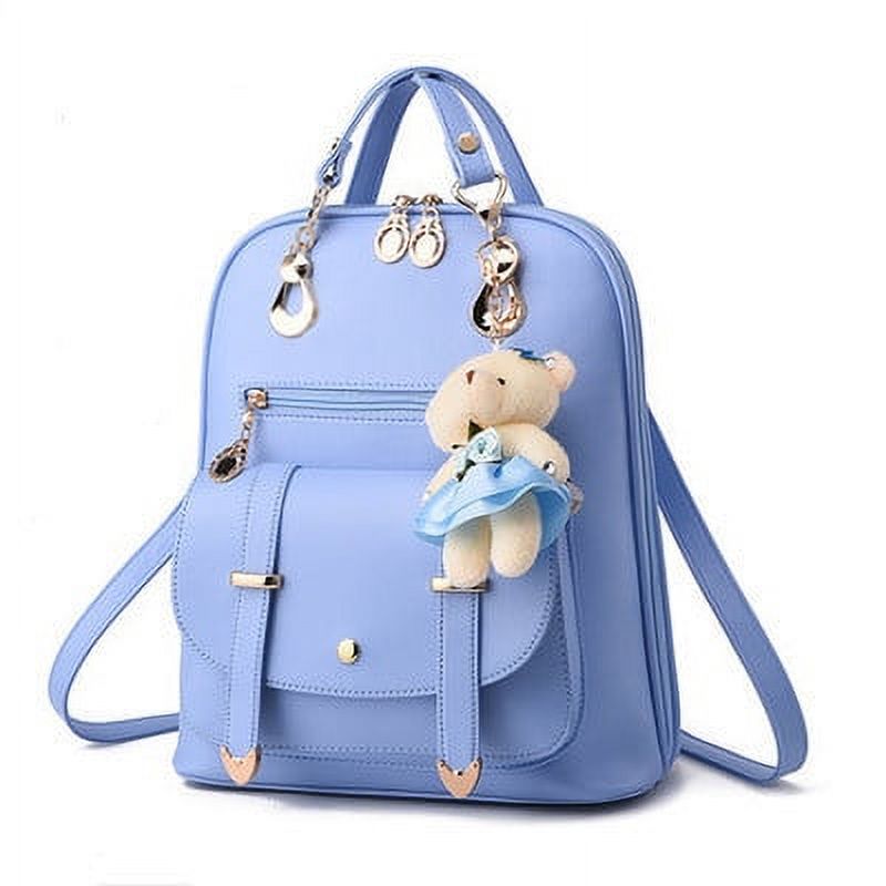 esafio Cute Purses for Teen Girls Women Faux Leather Backpack Purse