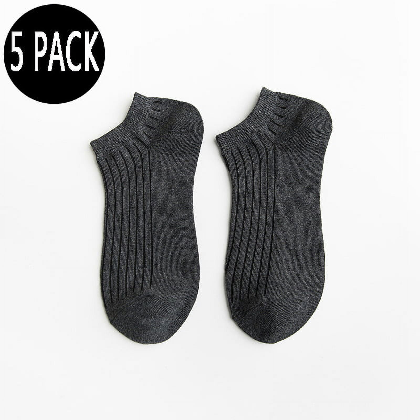 esafio No Show Men Socks Low Cut Ankle Sock Men Short Socks Casual Cotton  Socks,5 Pack