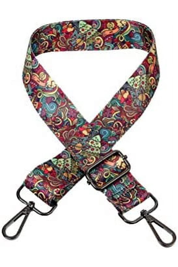 Purse Straps Crossbody Handbag Replacement Strap      Adjustable Wide Straps ,Multicolor