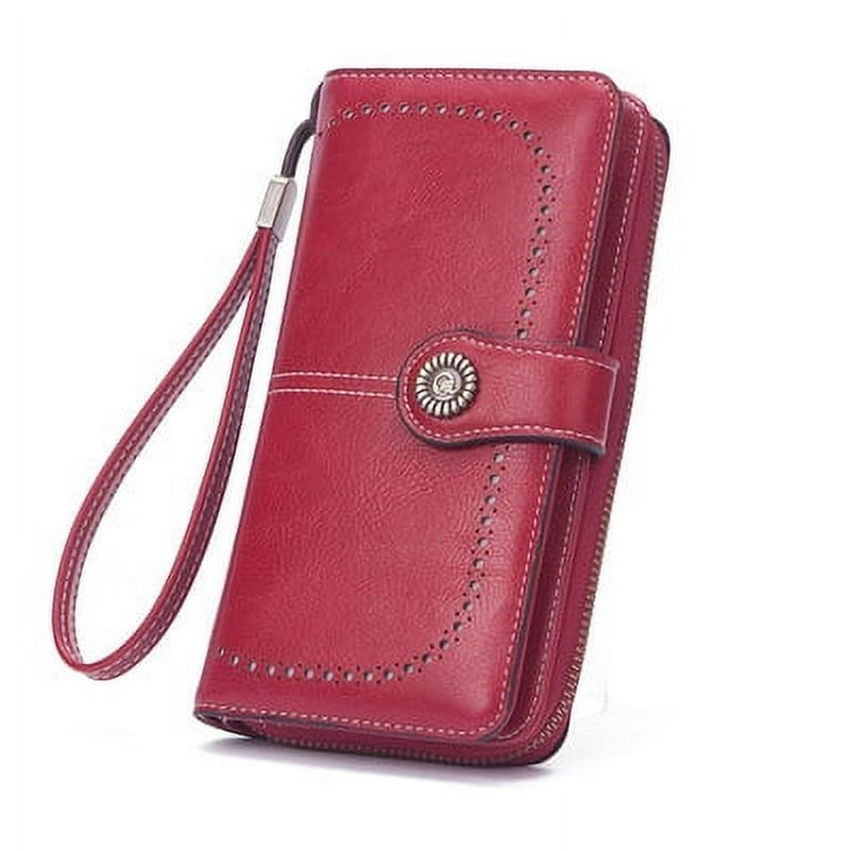 esafio Wallets for Women Genuine Leather RFID Blocking Large