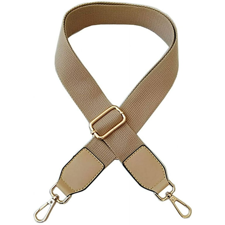 Constore 2 Pcs Leather Replacement Handles Shoulder Straps with Adjustable Buckle Purse Strap Bag Handles DIY Bag Belt Split Lea, Black