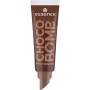 essence CHOCO BOMB shiny lipgloss 01 Chocoholic!