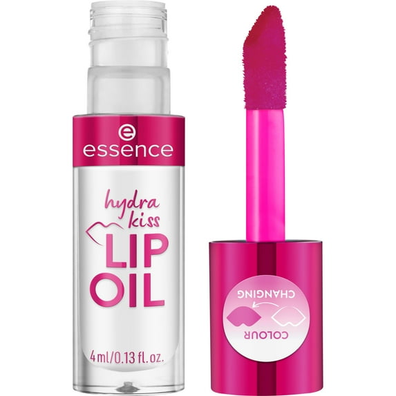 essence Hydra Kiss Lip Oil, 06 Cranberry Is Back