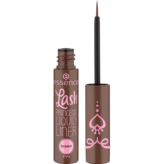 essence Lash Princess Liquid Eye Liner, Brush-Tip, Brown