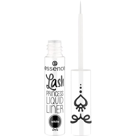 essence Lash Princess Liquid Eye Liner, Brush-Tip, White