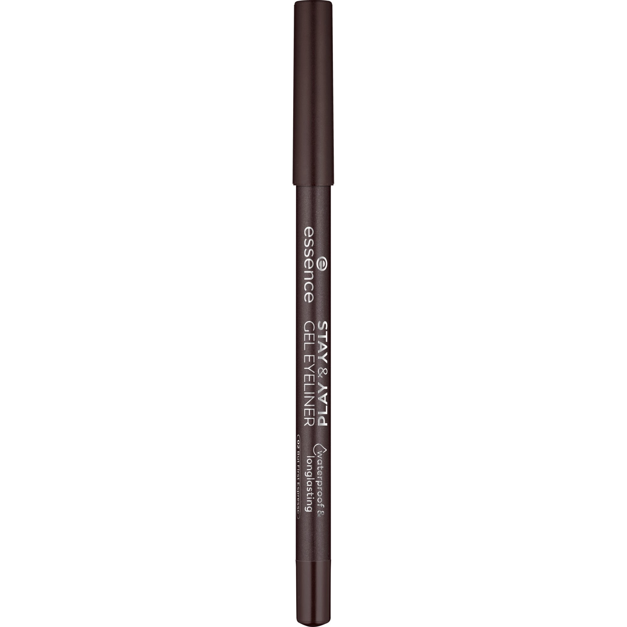 essence Stay & Play Gel Eyeliner Pencil, 02 But First Espresso
