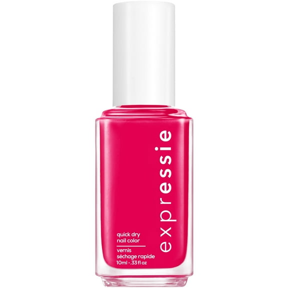 essie Expressie Nail Polish, Quick Dry Pink Nail Polish, Vegan, Hands In The Air, 0.33 Fl Oz