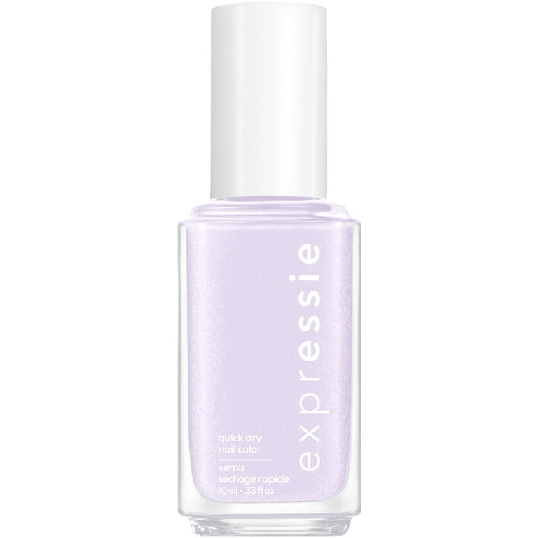 Lavender, Light 0.33 Free 8 fl oz Nail Vegan essie Expressie Bottle Dry Polish, Quick