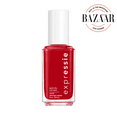 thumbnail interactive-video image 1 of essie Expressie Quick Dry Nail Polish, Seize the Minute, Blue Toned Red, 0.33 fl oz Bottle, 1 of 11
