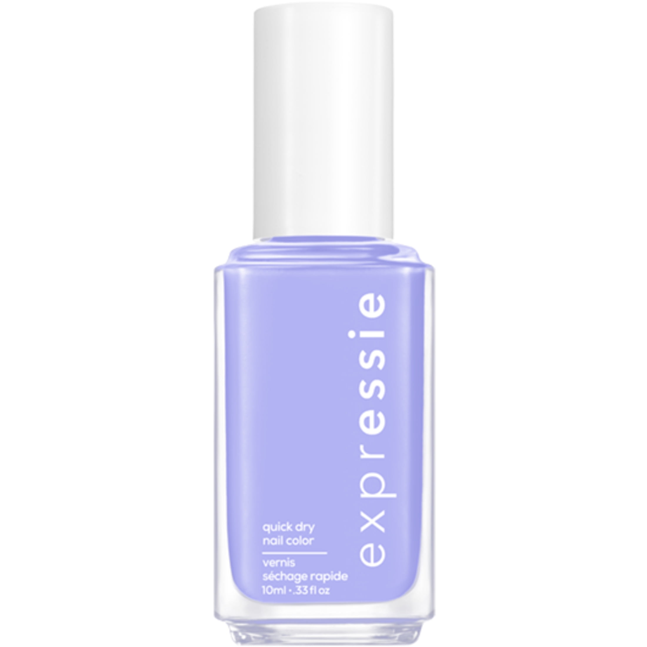 essie Expressie Quick Dry Vegan Nail Polish, Bright Lilac, 0.33 fl oz  Bottle
