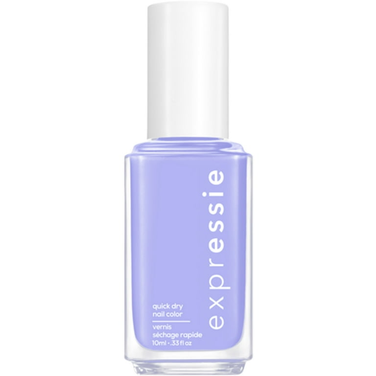 essie Expressie Quick Dry Vegan Nail Polish, Bright Lilac, 0.33 fl oz  Bottle
