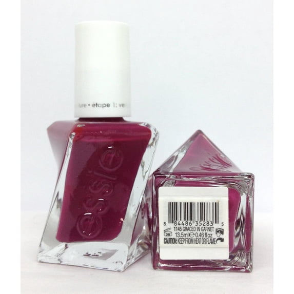 essie Gel Couture Holiday 2017 Nail Polish Collection, Graced In Garnet