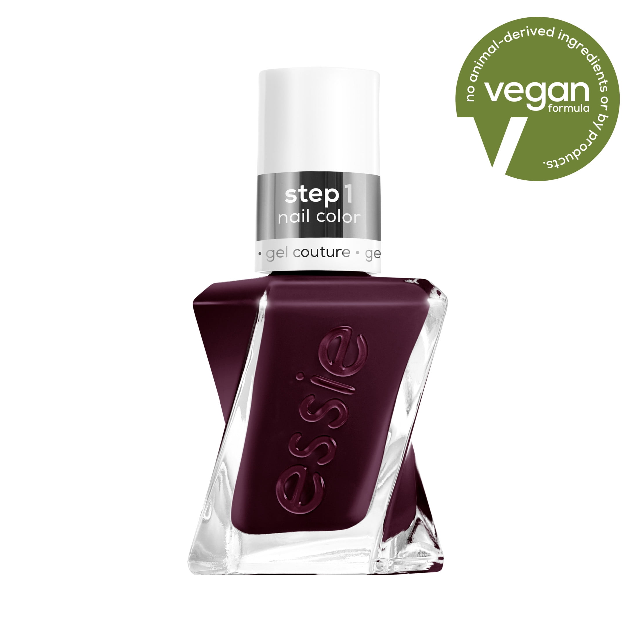 essie Gel Couture Nail Polish, Plum, Tailored by Twilight, 0.46 fl oz  Bottle - Walmart Business Supplies, image size:2200x2200