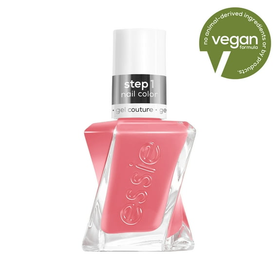 essie Gel Couture Nail Polish, Salmon Pink, Gallery Glam, 0.46 fl oz Bottle