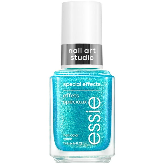 essie Nail Art Studio Special Effects Nail Polish, Pearl, Vegan, Blue Nail Polish, Frosted Fantasy, 0.46 Fl Oz