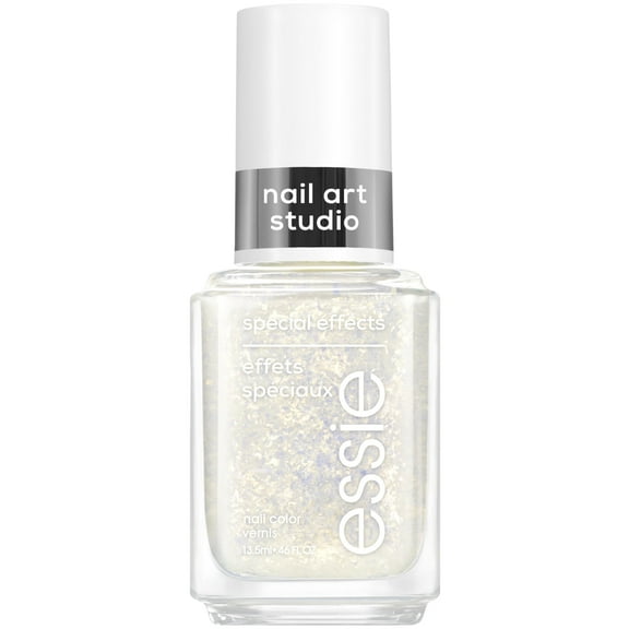 essie Nail Art Studio Special Effects Nail Polish, Pearl, Vegan, Gold Nail Polish, Separated Starlight, 0.46 Fl Oz