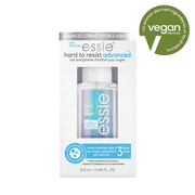 essie Hard to Resist Vegan Nail Strengthener Treatment, Clear, 0.46 fl oz Bottle