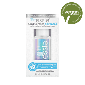 essie Hard to Resist Vegan Nail Strengthener Treatment, Clear, 0.46 fl oz Bottle